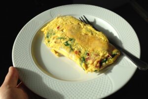 cara membuat omelet